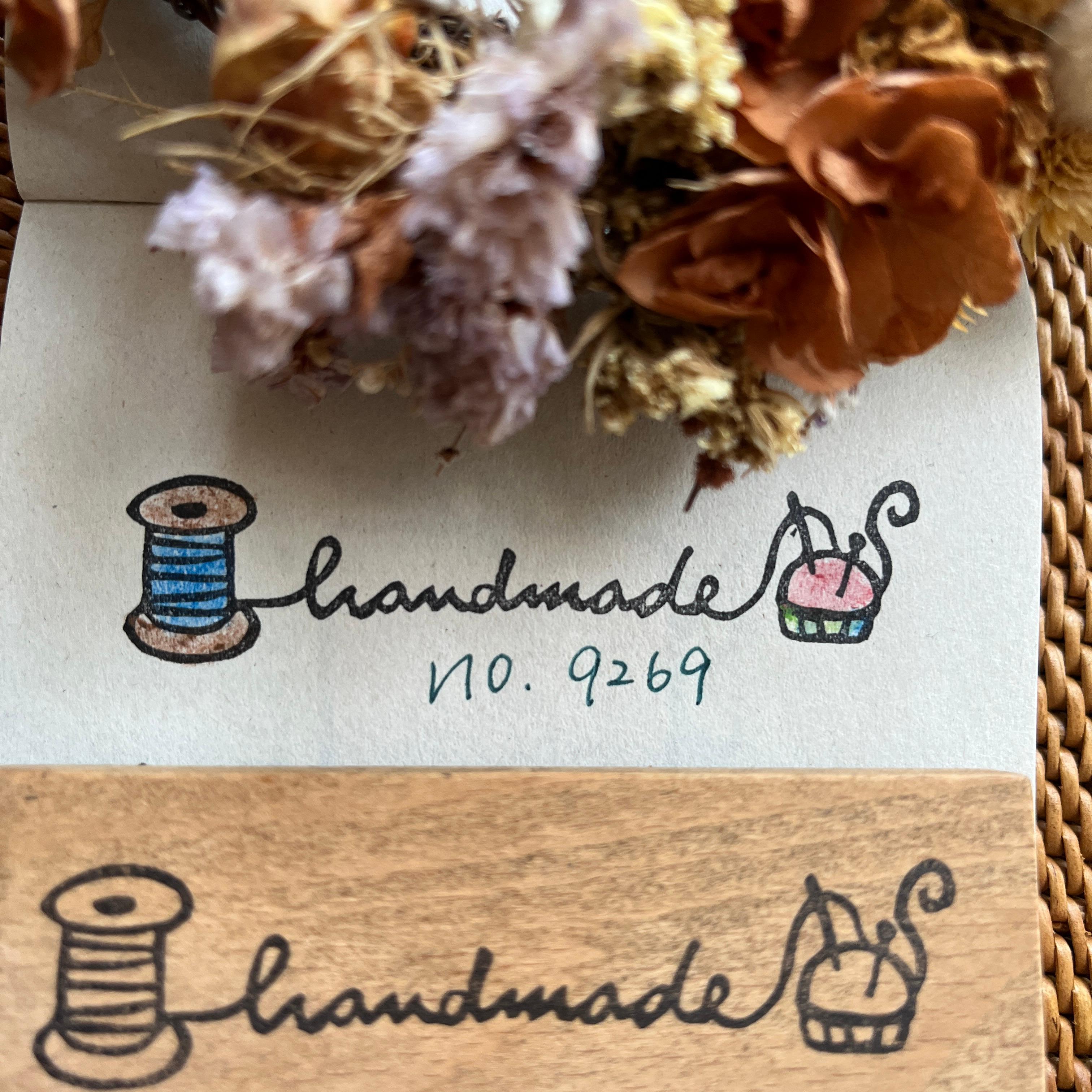 スタンプ　No. 9269 handmade糸と針とピンクッション1枚目の画像